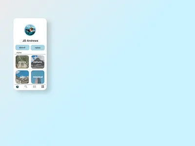 daily UI 6 - profile page profile page ui ui design uiuix