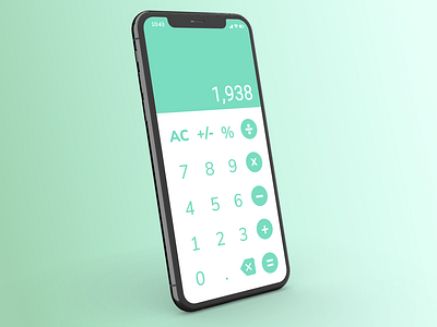 Calculator 004 app branding dailyui design digital flat minimalist typography ui ux vector
