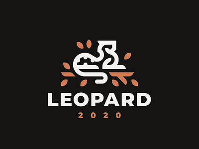 Leopard leopard lion logo