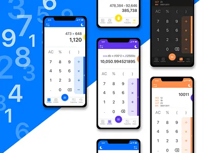 dailyui#004 calculator ui