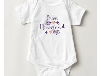 Forever Mommy's Girl babies baby bodysuit children forever kids mommysgirl onepiece shirt zazzle