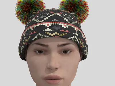 Product Modeling: Warm Hat! beanie model warm hat