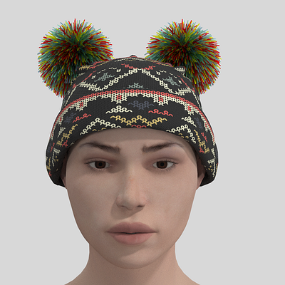 Product Modeling: Warm Hat! beanie model warm hat