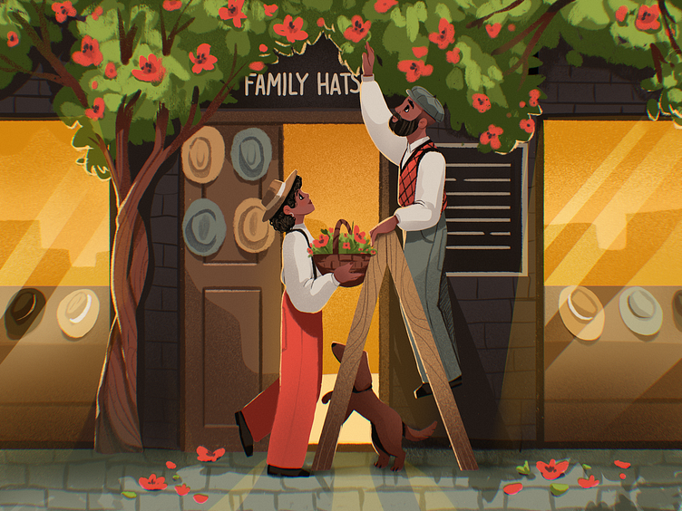 Family Business: Hatmakers by tubik.arts on Dribbble