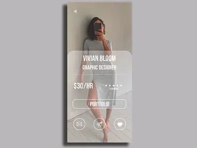 Daily UI 006 dailyui dailyui006 design ui userprofile
