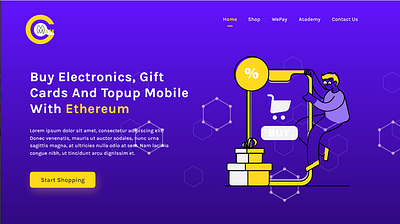Crypto Ecommerce Website binance bitcoin blockchain crypto crypto currency crypto wallet crypto website cryptocurrency exchange fluttertop giftcards home page design investment trading ui wallet web design webdesign webpage website