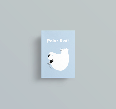 Animal Series. Polar Bear. Part 3 animal illustration animalillustration applepencile art australia babybear dailydrawing education envionmentalfriendly graphic design illustration ipadpro kids lifedrawing polar bear polarbear procreate seesaw vintageblue wildlife