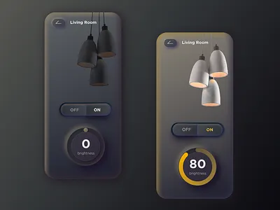 Light Switch light lightning neumorphic neumorphism sketch skeumorphic switch