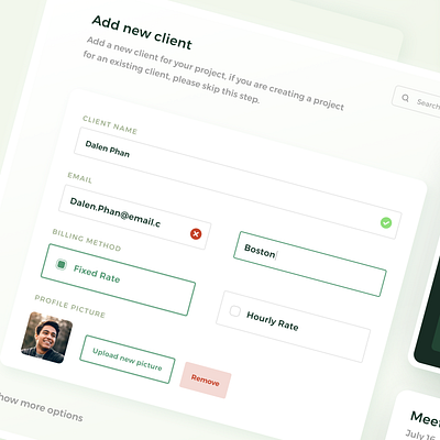 Onboarding client app design exploration flat landing minimal patterns ux web