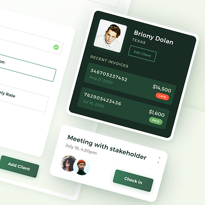 Onboarding client UI exploration app branding design flat icon illustration landing minimal patterns typography ui ux vector web website