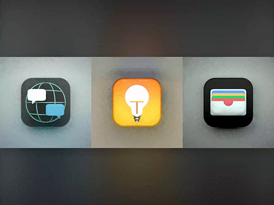 3D Apple App Icons Round 2 3d 3d animation app design app icon apple apple pay apple translate big sur big sur icon cinema 4d ios ios app macos octane tips translate ui wallet