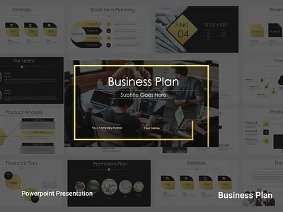 Business Plan Presentation Template businessplan marketing presentation design presentation template