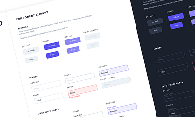 Design System for Salto auto layout branding branding ui buttons component design component library components dark dark mode design system error figma guide input light light mode notifications styleguide ui uikit