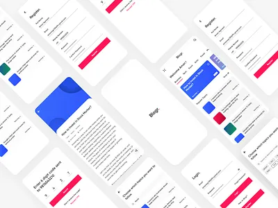 Blogr App - Freebie blog blog design blog post blogger blogging light theme ui uiux