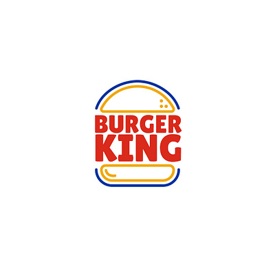 Burger King v2 adobe branding design flat design flat illustration illustration logo logo design vector
