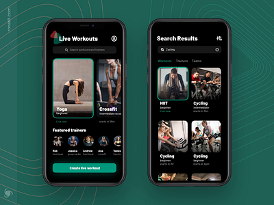 Fitness App Design Concept app body coach exercise fitness gym gym app home mvp personal ronas it search sport startup strenght training ui ux