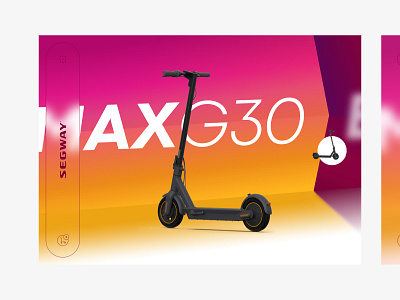 Segway balance branding clean clear design interface simple ui ux web