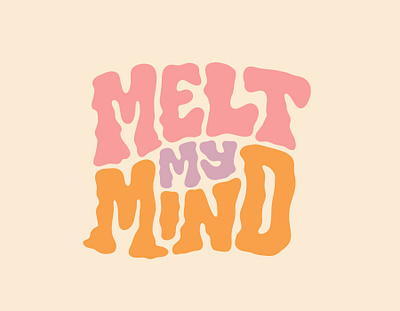 Melt My Mind clientwork custom lettering design hand drawn handlettering illustration itsjerryokolo jerryokolo lettering logo logo designer logodesign logotype procreate typography