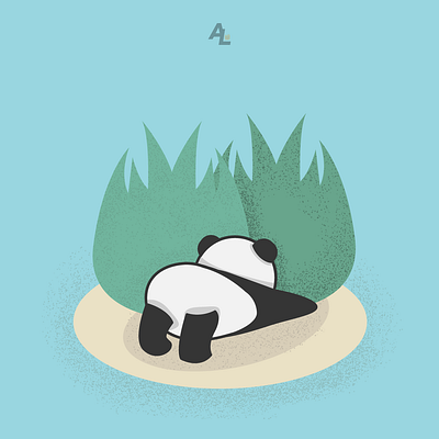 The Little Panda art illustration panda