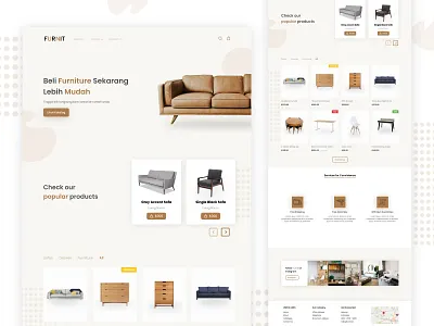 Furnit Web Design brown ecommerce ecommerce design frontend frontend design furniture furniture app ikea sofa ui uidesign uiux uiwebdesign web design webdesign website website concept website designing websitedesign websitedesigner