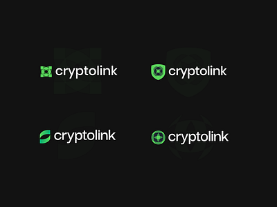 Cryptolink Logo Drafts branding branding and identity currency design finance finance logo gradient green green logo icon logo logo design minimalistic modern modern logo money shield logo simple simple logo transparent