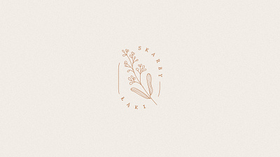 logo | floral jewellery boho branding design flat floral flower illustrator logo minimal