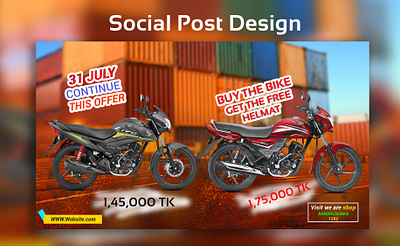 Bike Sell Social Post design