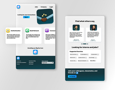 Linkedin Redesign Concept beginner bigsuricon design dribbble redesign redesigned shadows suricon