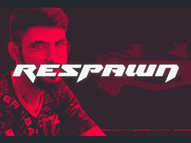 Respawn Gaming Center animation badge bold branding clean design dlanid effect glitch graphic design icon identity logo logotype motion motion graphics r respawn sports