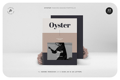 OYSTER Fashion Design Portfolio branding brochure business catalogue clean download elegant fashion free magazine modern portfolio portfolio page template