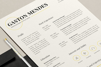 Resume Template and Cover Letter clean resume cover creative resume curriculum vitae cv cv template modern modern resume professional resume resume template template templates