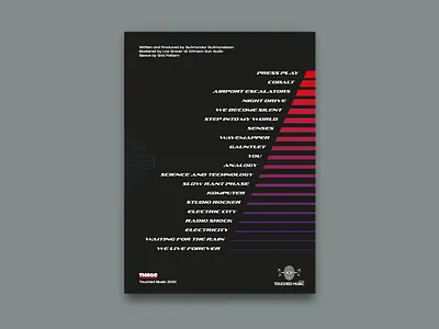 Buspin Jieber – V​.​H​.​S. (Back cover) 1980s cd artwork cd design cd packaging charity compact disc design graphic design music package design