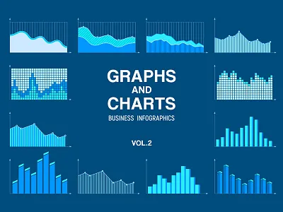 Statistic, business data graphs and charts vector set. Infograph analytics business chart column curve data diagram element finance graph graphic growth infographic information line marketing statistic vector visualization web