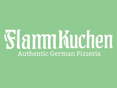 German Pizzeria logo art branding design flat icon logo logodesign logos logotype logotype design minimal pizza typography