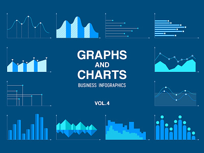 Statistic, business data graphs and charts vector set. Infograph analytics business chart column curve data diagram element finance graph graphic growth infographic information line marketing statistic vector visualization web