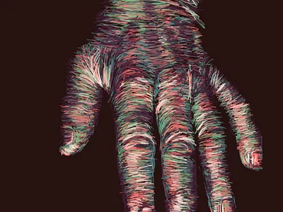 Line Hand drawing hands illustration ipad lineart linework painting procreate