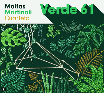 Verde 61 - Matias Martinoli album cover cover design design green jazz music