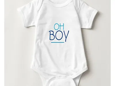 Oh Boy One Piece babies baby baby shower boy boys cute ohboy zazzle
