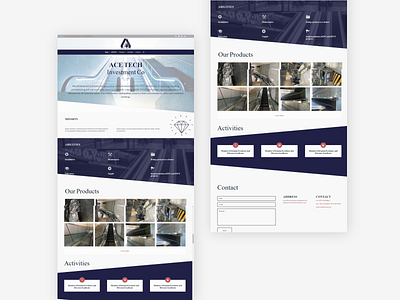 Landing Page design