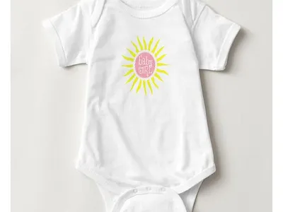 Baby girl one piece babies baby baby shower babygirl cute girl girls onepiece pretty sun sunshine zazzle