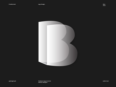 B logo design b b logo black and white brand identity branding graphicdesign icon identity lettermark logo logos minimal monogram typography