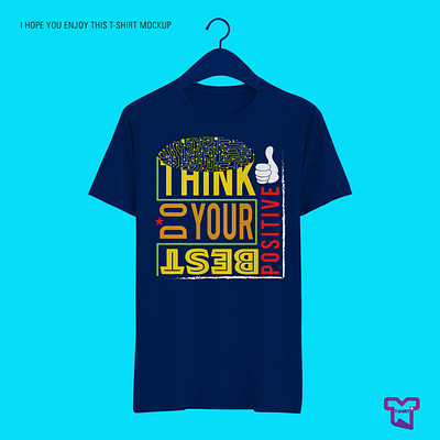Think Positive Vector Royal T-Shirt Branding Creative Corporate best tshirt big tshirt blue tshirt branding branding tshirt clean tshirt corporate tshirt creative creative logos creative tshirt illustration logo logos nice tshirt tex tshirt thirtylogos tshirt typography tshirt yellow tshirt