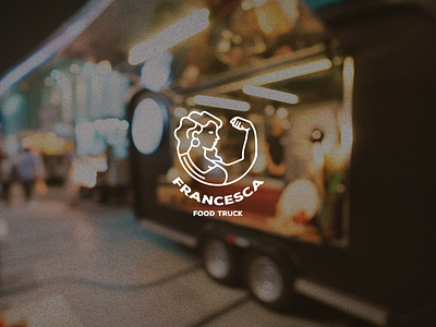 Francesca Logo brand brand identity branding design food foodtruck icon illustrator logo logo brand logo design logodesign logotype mark minimal type vector