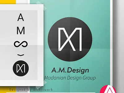 "A.M.Design group" logo concept design architectural architecture brand branding design logo logo design logodesign logos