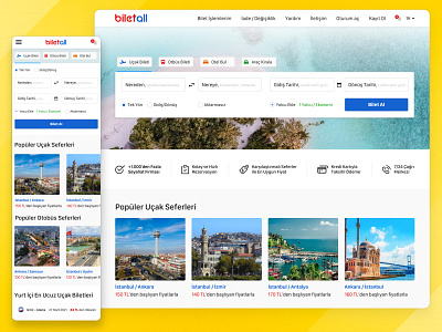 Biletall Redesign biletall booking travel brand design buy tickets flight booking holiday logo redesign concept rental car ticket ticket ui uiux ux