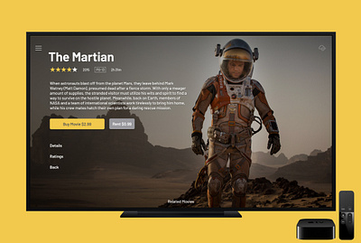 TV app dailyui martian tvapp