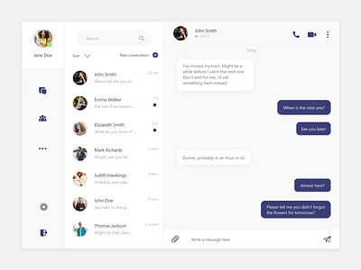 DAILY UI 013 adobe adobexd daily ui daily ui 013 dailyui design direct messaging ui uidesign