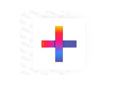 PluS Mark adobe app branding clean design icons identity illustration logo mark minimal plus rainbow symbol symbol icon ui ux vector web website