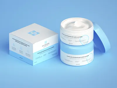 Hysens - No. 2 brand identity branding cinema 4d cosmetics design illustration packaging design pharma rendering