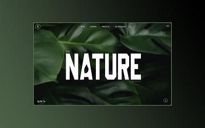 greenery design flat ui ux web